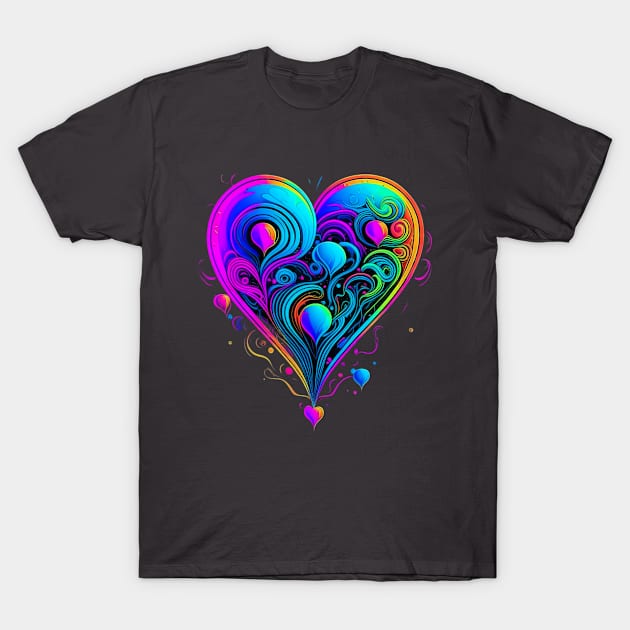 Heart T-Shirt by lakokakr